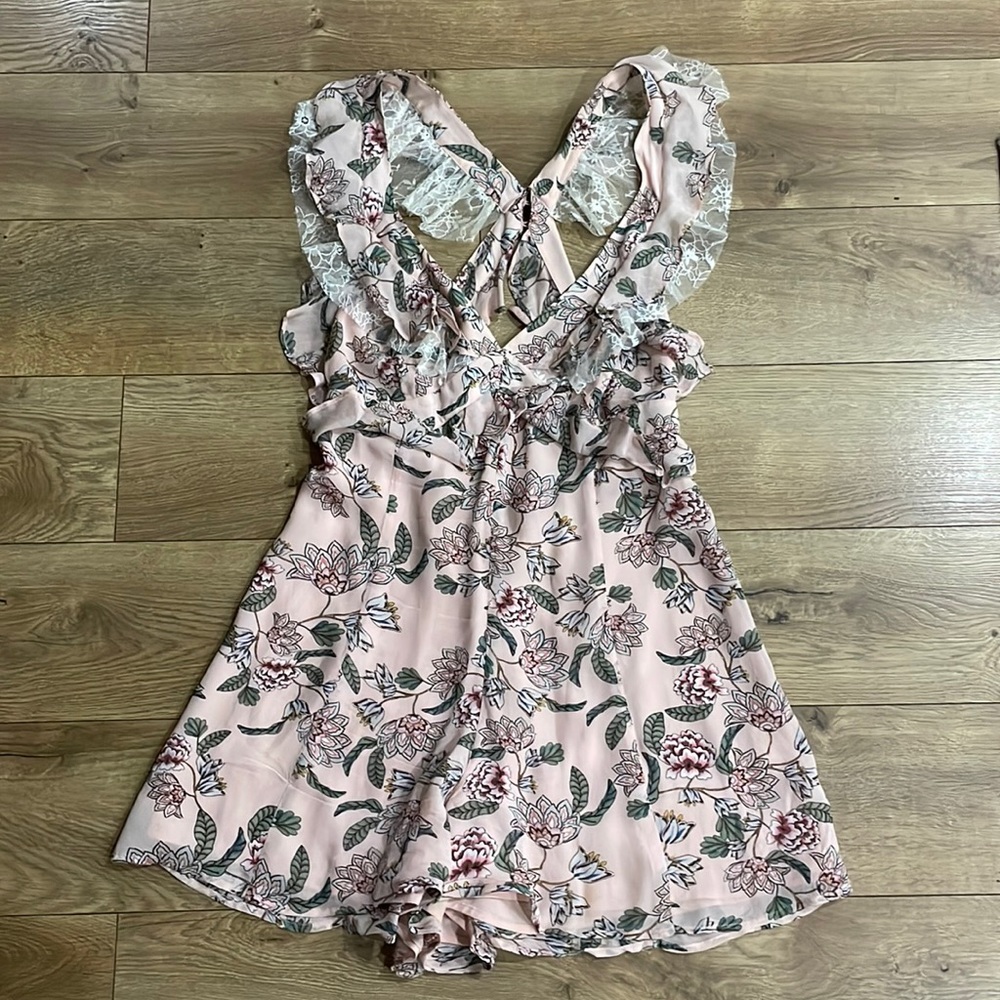 For Love And Lemons Floral Romper